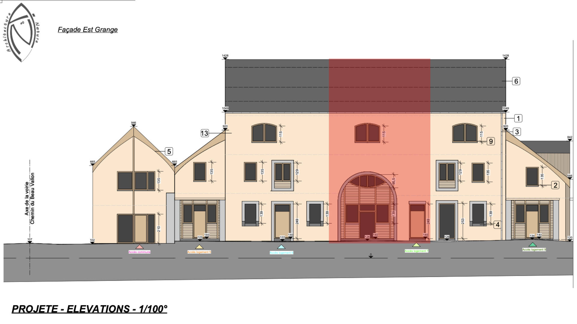 Facade projetée 7