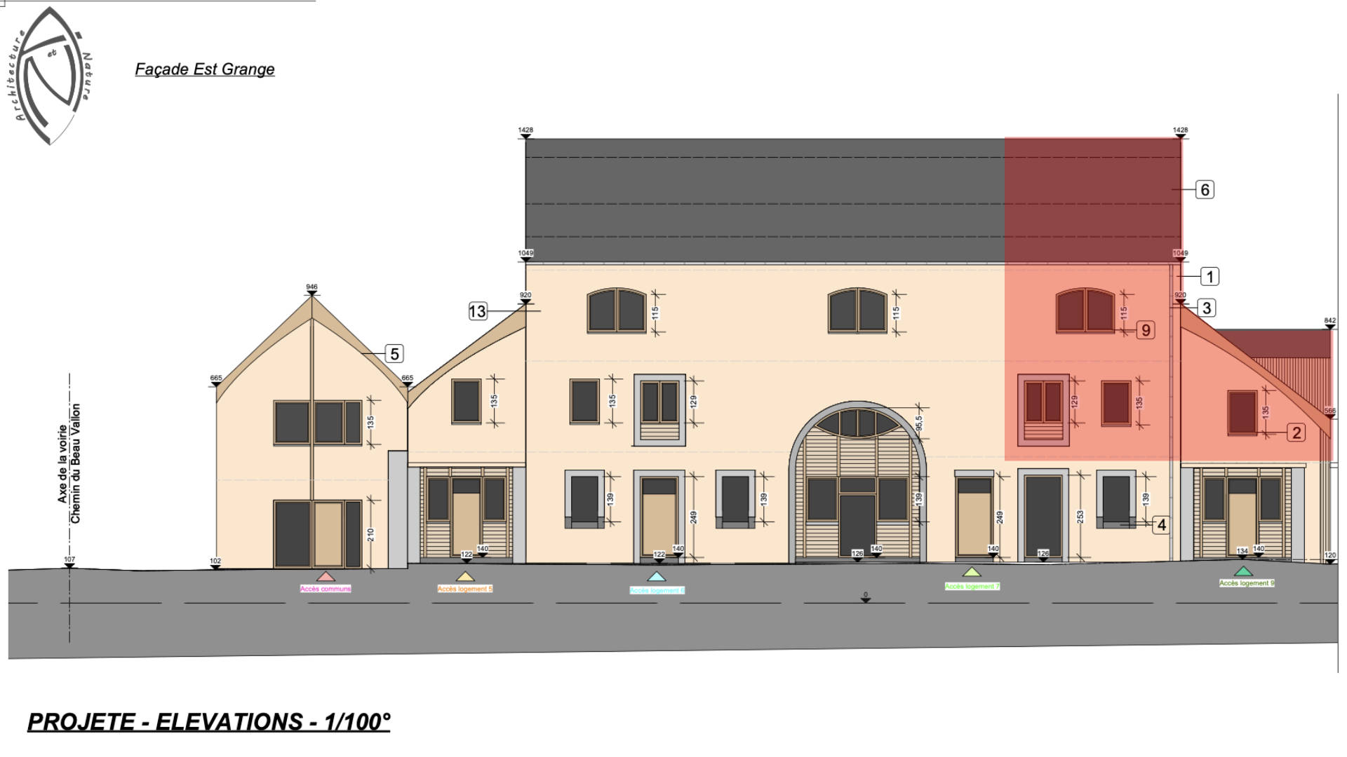Facade projetée 7