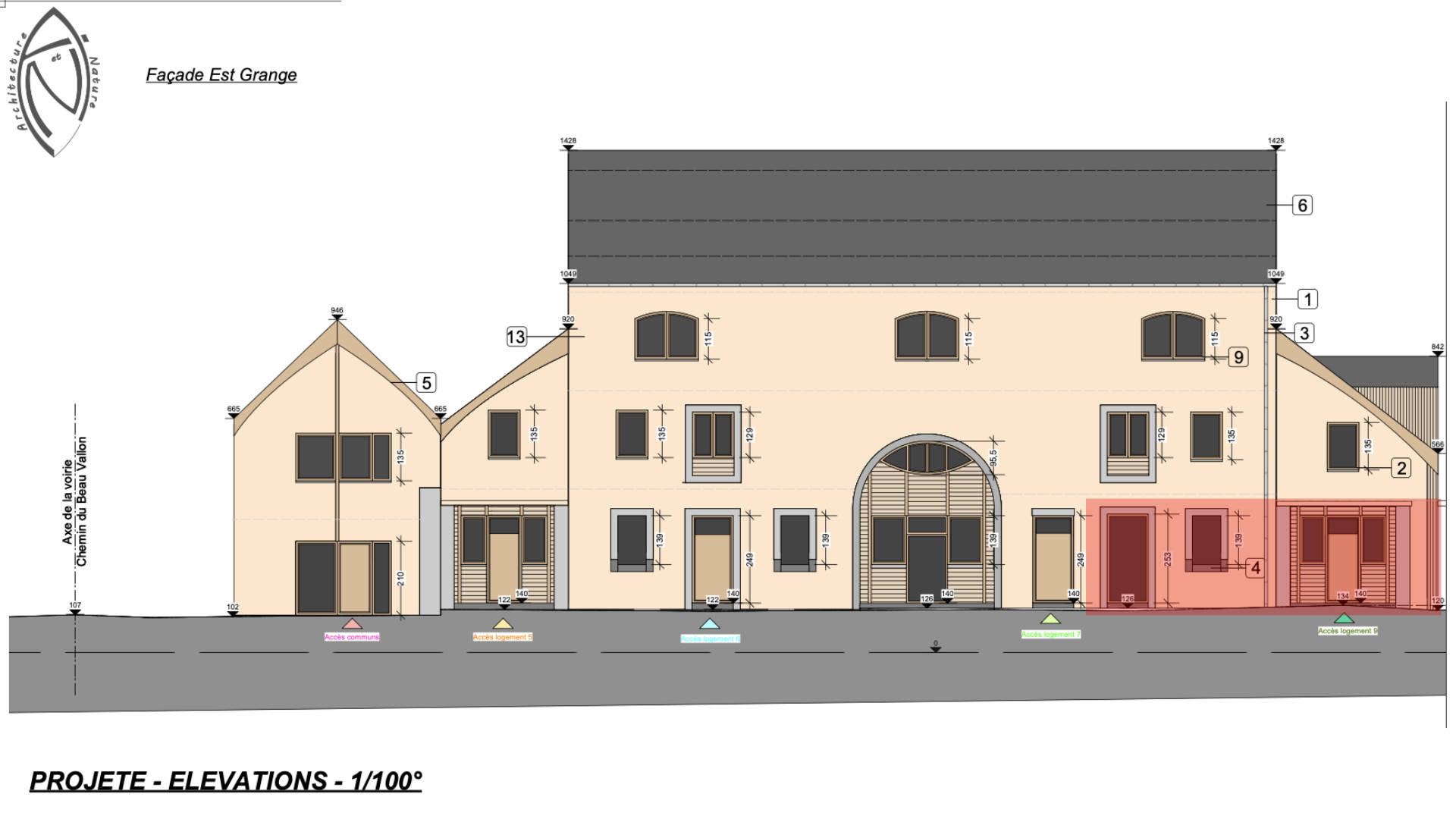Facade projetée 7